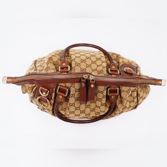 AT28❤️Gucci GG Monogram Canvas Sukey 2 Way - Picture 9 of 15